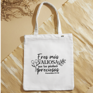 tote bag con mensajes biblicos