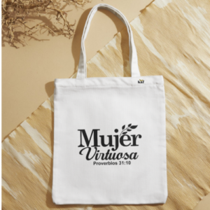 Tote bag beige para cristianas